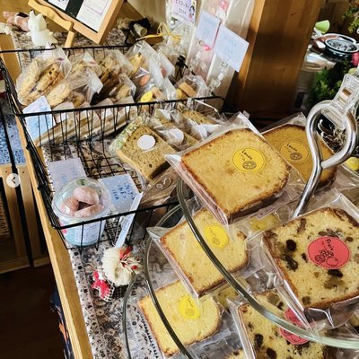 店主手作りのパウンドケーキ